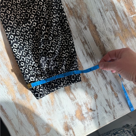 Love Scarlett L Paper Bag Black and White Leopard Print Pants - Picture 10 of 12